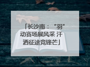 长沙南：“羽”动赛场展风采 汗洒征途竞锋芒