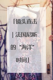 镜头直击｜法国尼斯的“海洋”时间