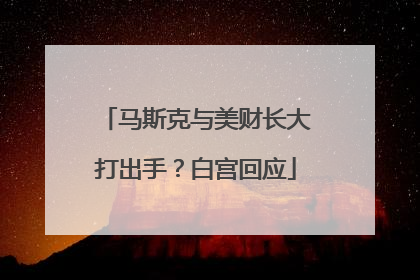 马斯克与美财长大打出手？白宫回应
