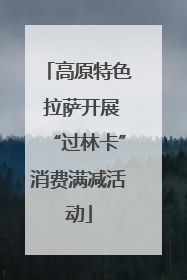高原特色 拉萨开展“过林卡”消费满减活动