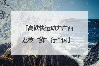 高铁快运助力广西荔枝“鲜”行全国