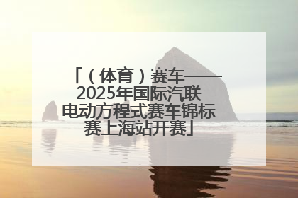 （体育）赛车——2025年国际汽联电动方程式赛车锦标赛上海站开赛