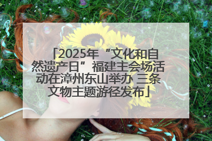 2025年“文化和自然遗产日”福建主会场活动在漳州东山举办 三条文物主题游径发布