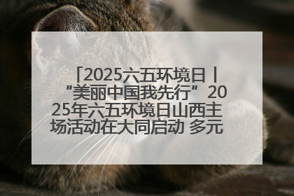 2025六五环境日丨“美丽中国我先行”2025年六五环境日山西主场活动在大同启动 多元形式绘就生态画卷