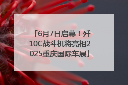 6月7日启幕！歼-10C战斗机将亮相2025重庆国际车展