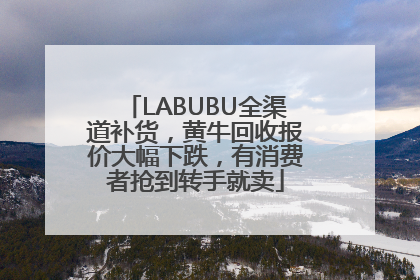LABUBU全渠道补货，黄牛回收报价大幅下跌，有消费者抢到转手就卖